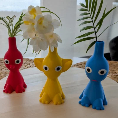 Bình Pikmin (Pikmin Vases) in 3D