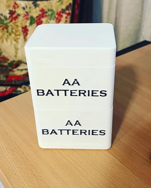 Hộp/Khay đựng pin AA xếp chồng (AA Battery Holder / Case) - Image 2