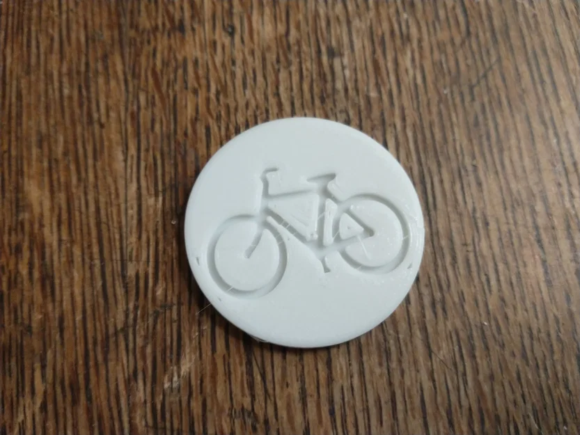Mô hình đồng xu xe đạp - Bicycle Coin in 3D độc đáo - Image 1