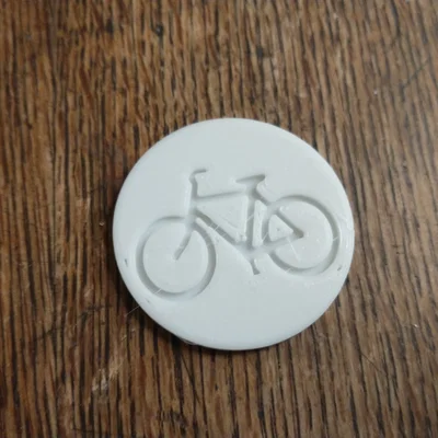 Mô hình đồng xu xe đạp - Bicycle Coin in 3D độc đáo