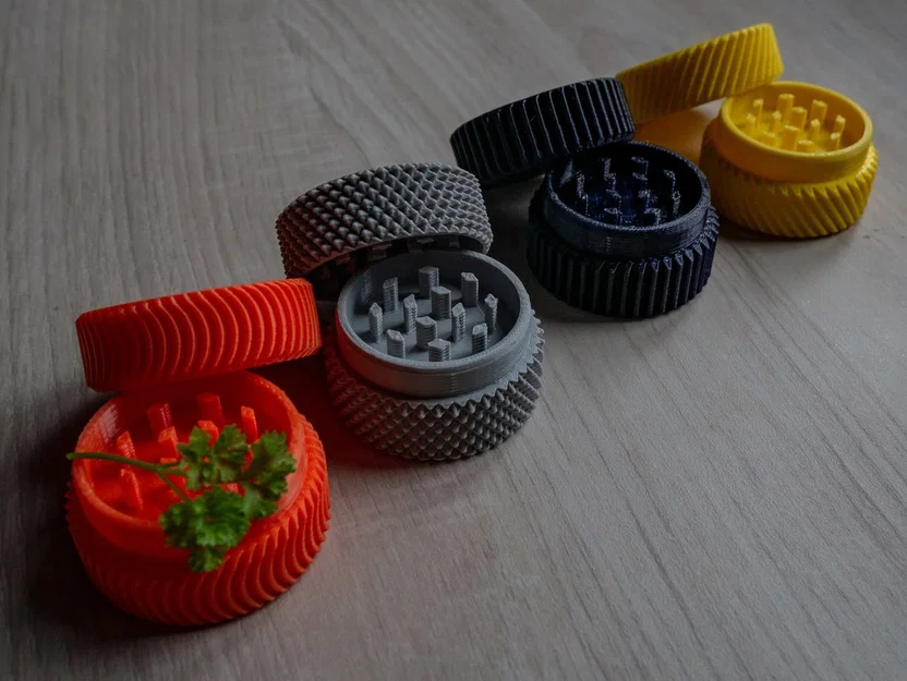 Dụng cụ nghiền thảo mộc (Herb Grinder) - Thiết kế in 3D nhỏ gọn - Image 1
