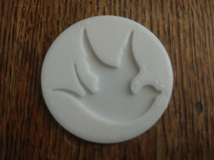Mô hình đồng xu hình chim bồ câu (Dove Coin) in 3D tinh xảo - Image 1
