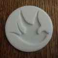 Mô hình đồng xu hình chim bồ câu (Dove Coin) in 3D tinh xảo - Thumbnail 1