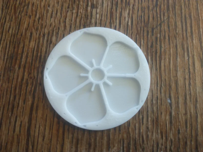 Mô hình Flower Coin - Đồng xu in 3D họa tiết hoa tinh tế - Image 1