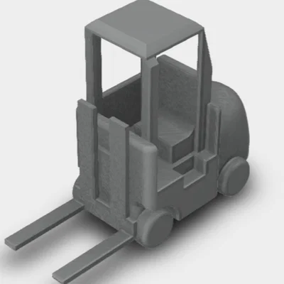 Mô hình xe nâng mini để bàn độc đáo cho người yêu công nghệ