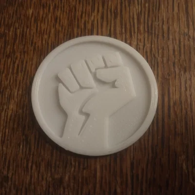 Đồng xu nắm đấm (Fist Coin) - Mẫu in 3D độc đáo, sắc nét