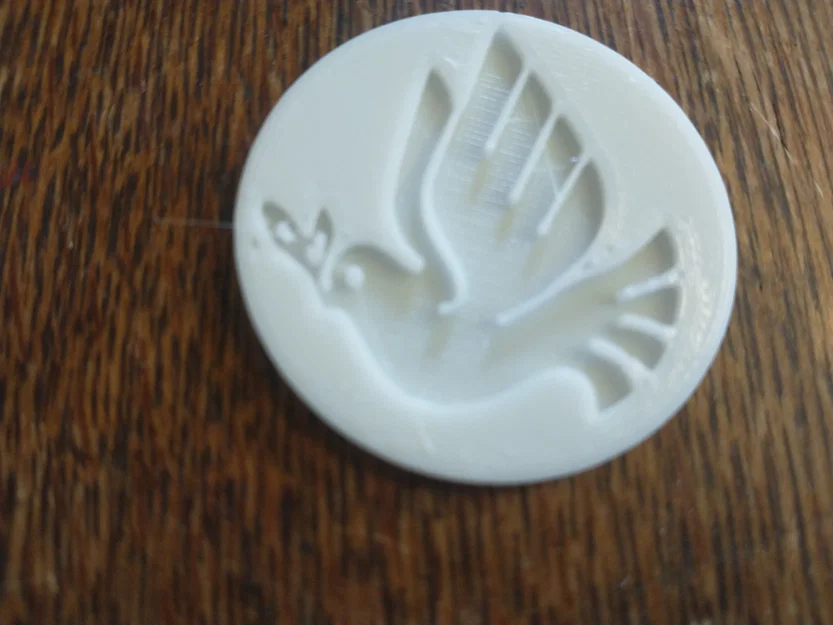 Mô hình đồng xu Chim Bồ Câu Hòa Bình (Peace Dove Coin) in 3D - Image 1