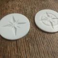 Mô hình đồng xu la bàn (Compass Rose Coin) in 3D độc đáo - Thumbnail 1