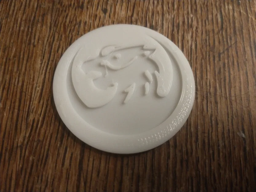 Mẫu in 3D Dragon Coin - Đồng xu hình Rồng cực chất - Image 1