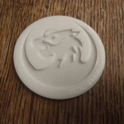 Mẫu in 3D Dragon Coin - Đồng xu hình Rồng cực chất