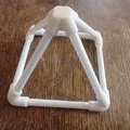 Bộ khớp nối in 3D lắp ráp hình chóp vuông từ ống hút - Thumbnail 1