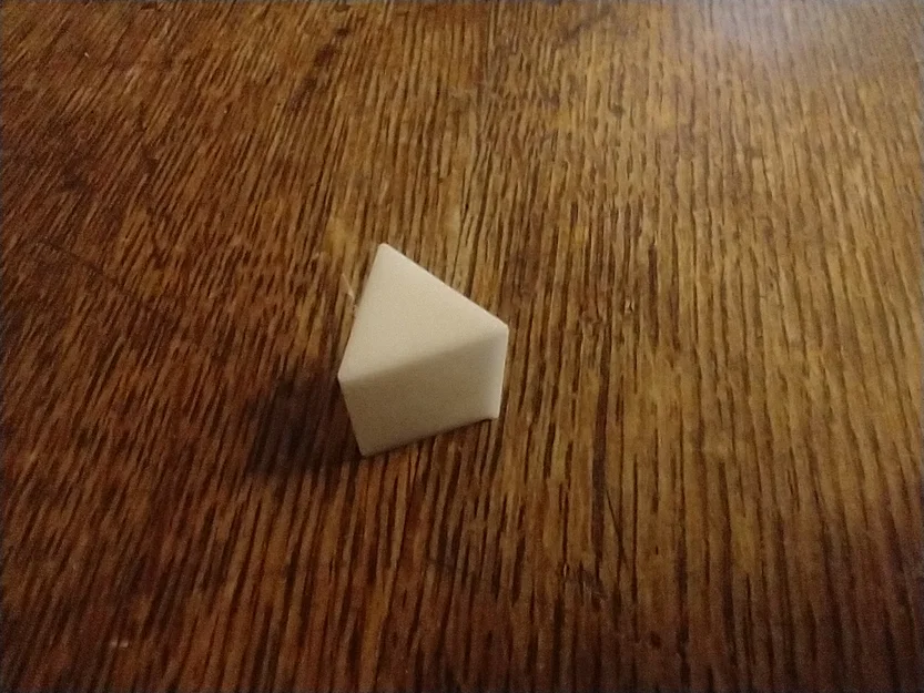 Mô hình hình học lăng trụ tam giác (Triangular Prism) 3D - Image 1