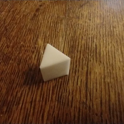 Mô hình hình học lăng trụ tam giác (Triangular Prism) 3D