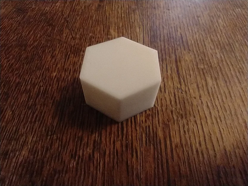 Mô hình hình lăng trụ lục giác (Hexagonal Prism) cho in 3D - Image 1