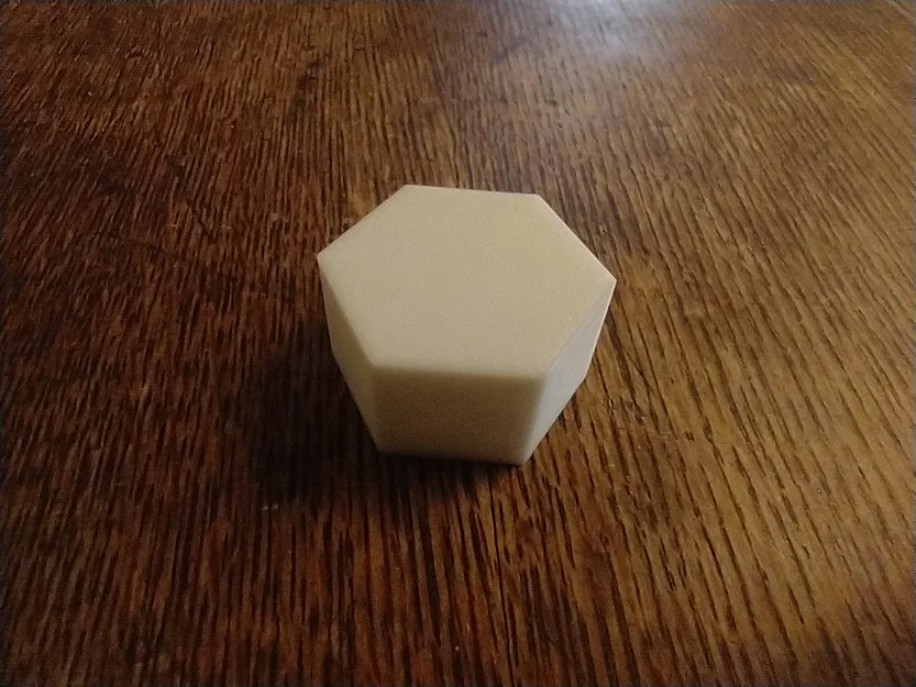 Mô hình hình lăng trụ lục giác (Hexagonal Prism) cho in 3D - Image 2