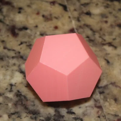 Khối Dodecahedron (Mười hai mặt): Một dạng khối Platonic
