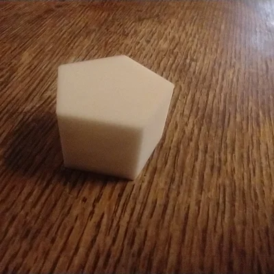 Mô hình hình học lăng trụ ngũ giác (Pentagonal Prism) in 3D