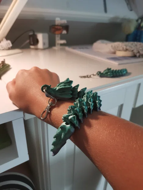 Móc khóa Bone Dragon (Bone Dragon Keychain) – in không cần support - Image 3