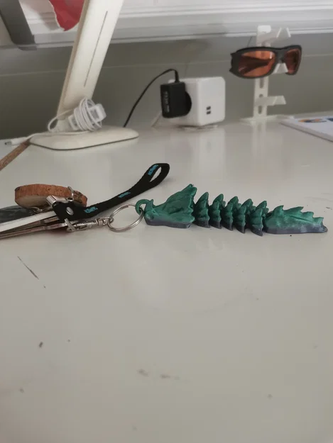 Móc khóa Bone Dragon (Bone Dragon Keychain) – in không cần support - Image 4