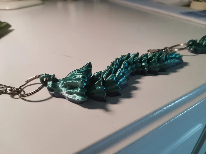 Móc khóa Bone Dragon (Bone Dragon Keychain) – in không cần support - Image 6