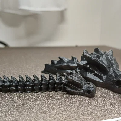 Bone Dragon Low Poly | Móc khóa