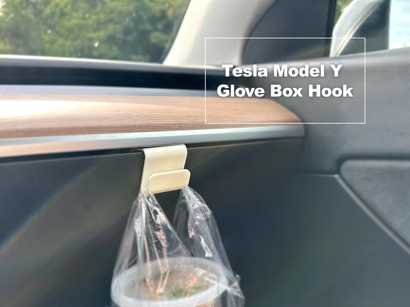 Móc Treo Hộc Đựng Đồ (Glove Box) cho Tesla Model Y - Image 1