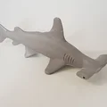 Mô hình 3D cá mập đầu búa (Hammerhead Shark) ấn tượng - Thumbnail 1