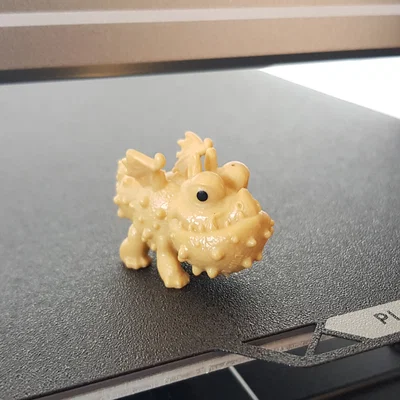 Mô hình chú rồng nhỏ đáng yêu (Drache) - File in 3D cực dễ thương