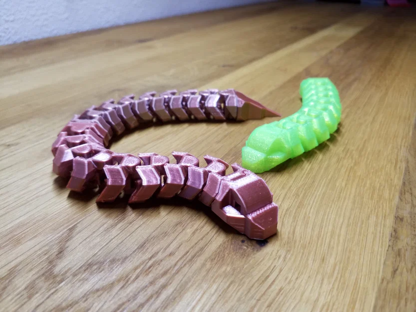 Mô hình Flexi Snake: Rắn 3D khớp nối linh hoạt có thể mở rộng - Image 1