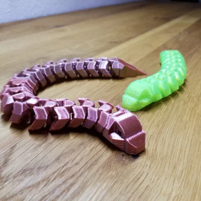 Mô hình Flexi Snake: Rắn 3D khớp nối linh hoạt có thể mở rộng