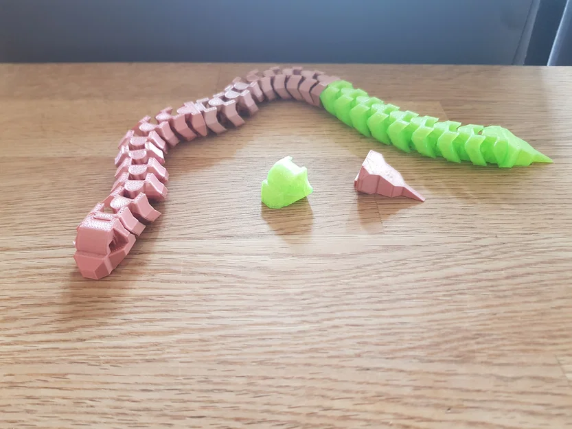 Mô hình Flexi Snake: Rắn 3D khớp nối linh hoạt có thể mở rộng - Image 2
