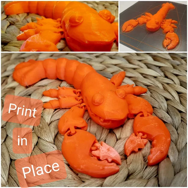 Mô hình tôm hùm khớp nối (Articulated Hummer) in 3D độc đáo - Image 1