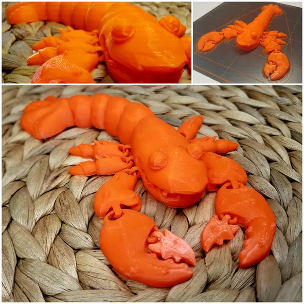 Mô hình tôm hùm khớp nối (Articulated Hummer) in 3D độc đáo - Image 2