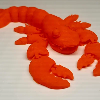 Mô hình tôm hùm khớp nối (Articulated Hummer) in 3D độc đáo