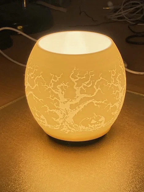 Cây Trà Bí Ngô & Đèn Puck Tree Lamp - Image 1
