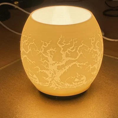 Cây Trà Bí Ngô & Đèn Puck Tree Lamp
