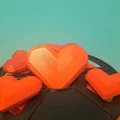 Mô hình in 3D trái tim Low Poly (Low Poly Heart) dễ thương - Thumbnail 5