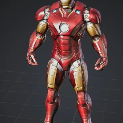 Mô hình 3D Iron Man (Marvel) sắc nét cho người yêu công nghệ