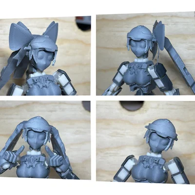 Bộ Đầu & Kiểu Tóc Sisters 13 (Add-on cho Dummy 13)