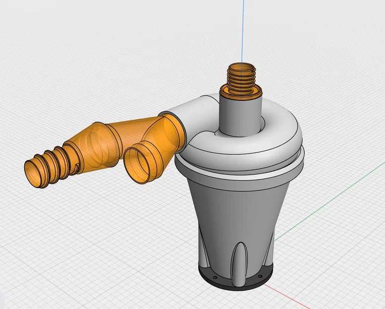 Bộ tách bụi Cyclone (Cyklonový separátor prachových částic) - Image 1
