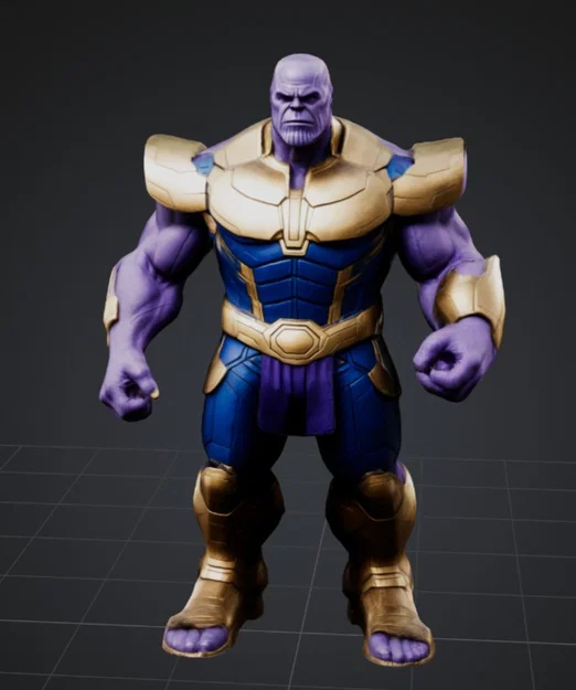 Mô hình 3D Thanos Marvel - Tái hiện nhân vật phản diện uy quyền - Image 1