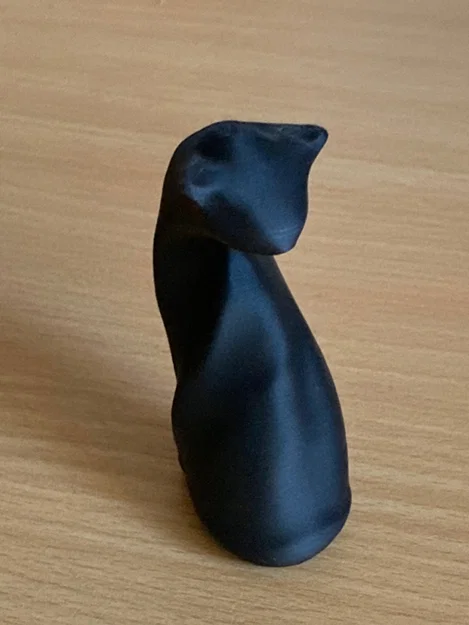 Mô hình chú mèo đen trừu tượng (Black Cat - Abstract) in 3D đẹp mắt - Image 2