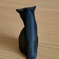 Mô hình chú mèo đen trừu tượng (Black Cat - Abstract) in 3D đẹp mắt - Thumbnail 3