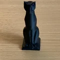 Mô hình mèo đen Ai Cập trang trí in 3D đẹp mắt - Thumbnail 1