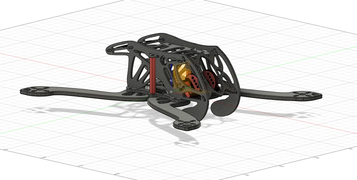 Khung drone Mimic Hornet250 (Reverse Engineering) - Image 1