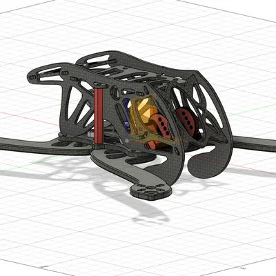 Khung drone Mimic Hornet250 (Reverse Engineering)