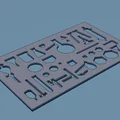 Thước vẽ khuôn mẫu Hóa hữu cơ in 3D tiện lợi cho học sinh - Thumbnail 2