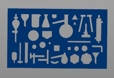 Thước vẽ khuôn mẫu Hóa hữu cơ in 3D tiện lợi cho học sinh - Image 4