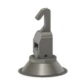 Móc treo khăn kèm giác hút (Towel hook with suction cup) - Thumbnail 3