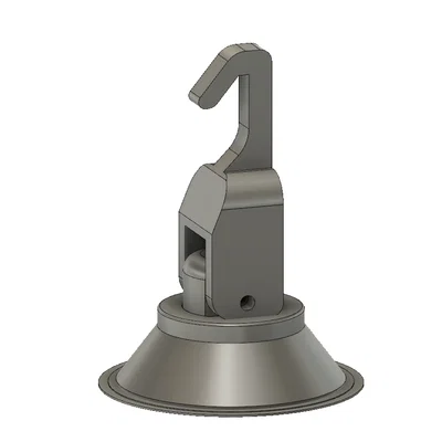 Móc treo khăn kèm giác hút (Towel hook with suction cup)
